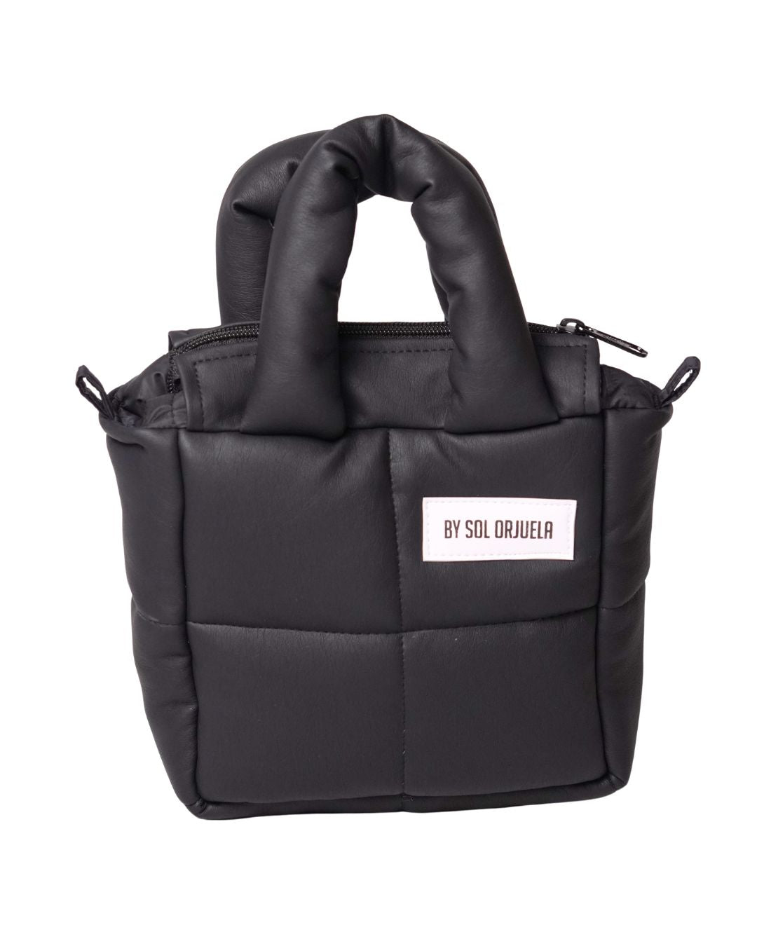 Mini bag cuerina negro