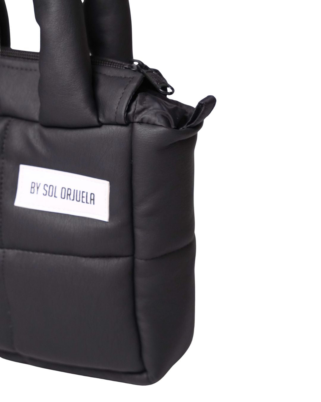 Mini bag cuerina negro
