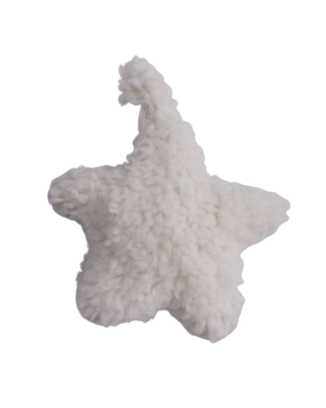 Estrella peluche blanco