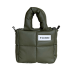 Mini Bag cuerina verde oliva