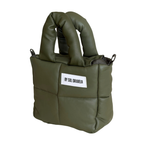 Mini Bag cuerina verde oliva