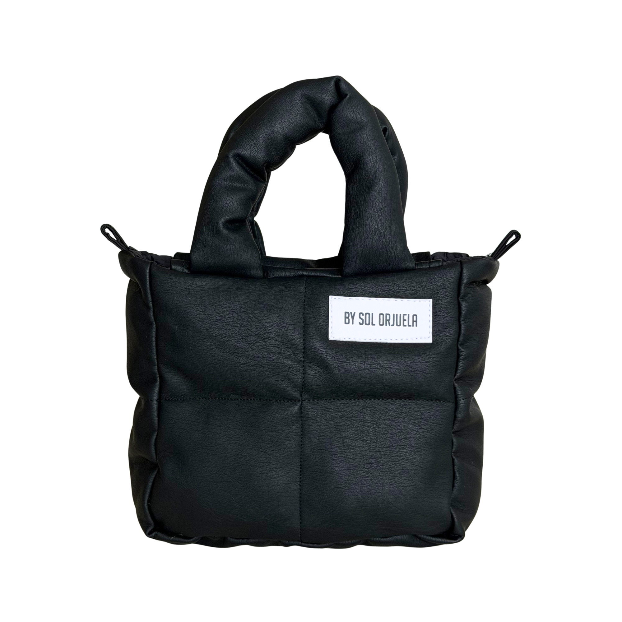 Mini bag cuerina negro