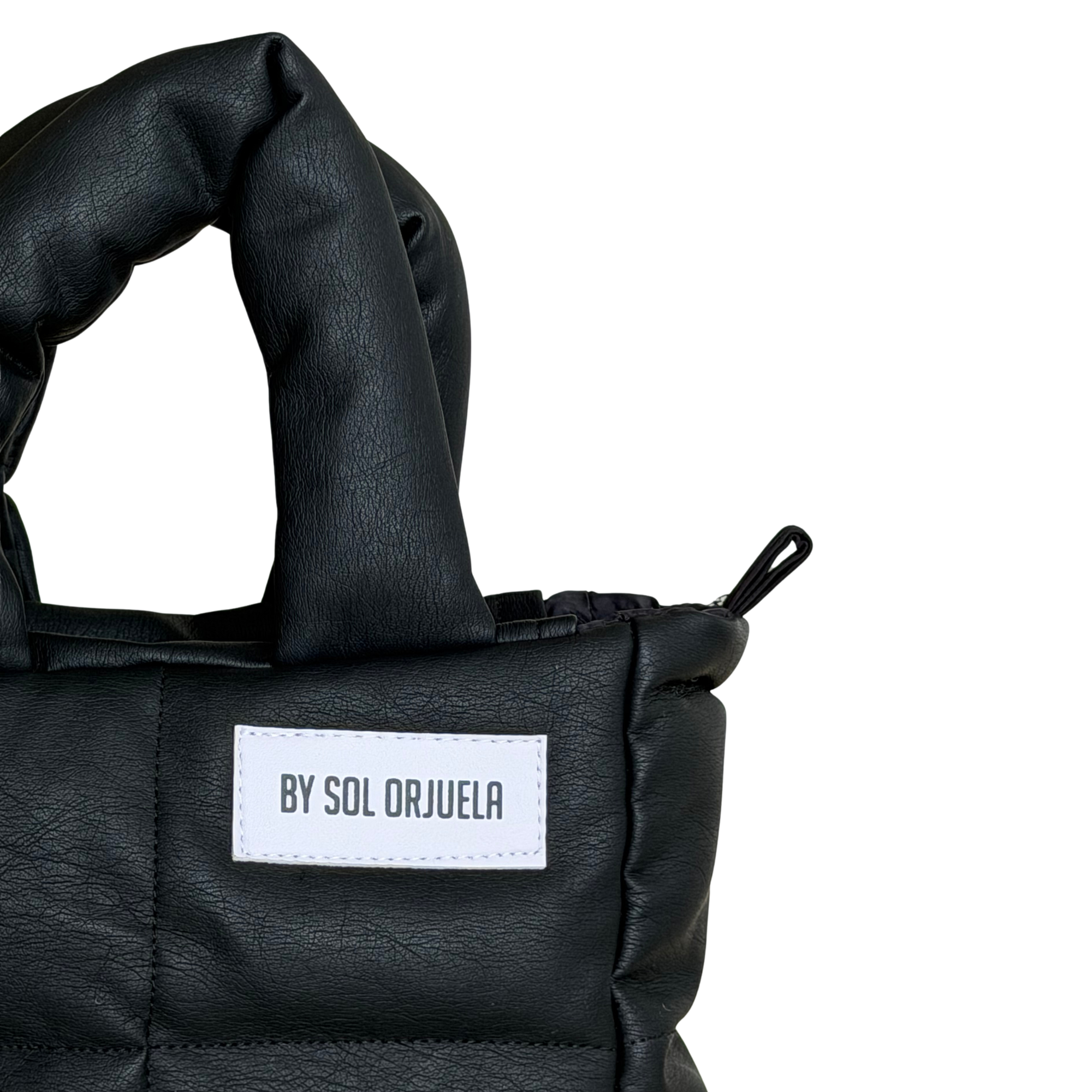 Mini bag cuerina negro