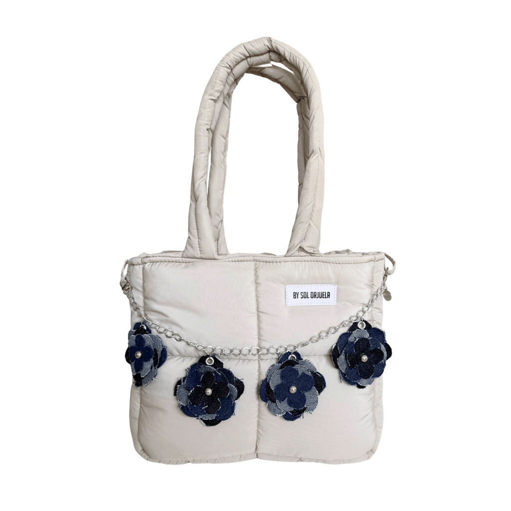CADENA FLOWER BLUE DENIM