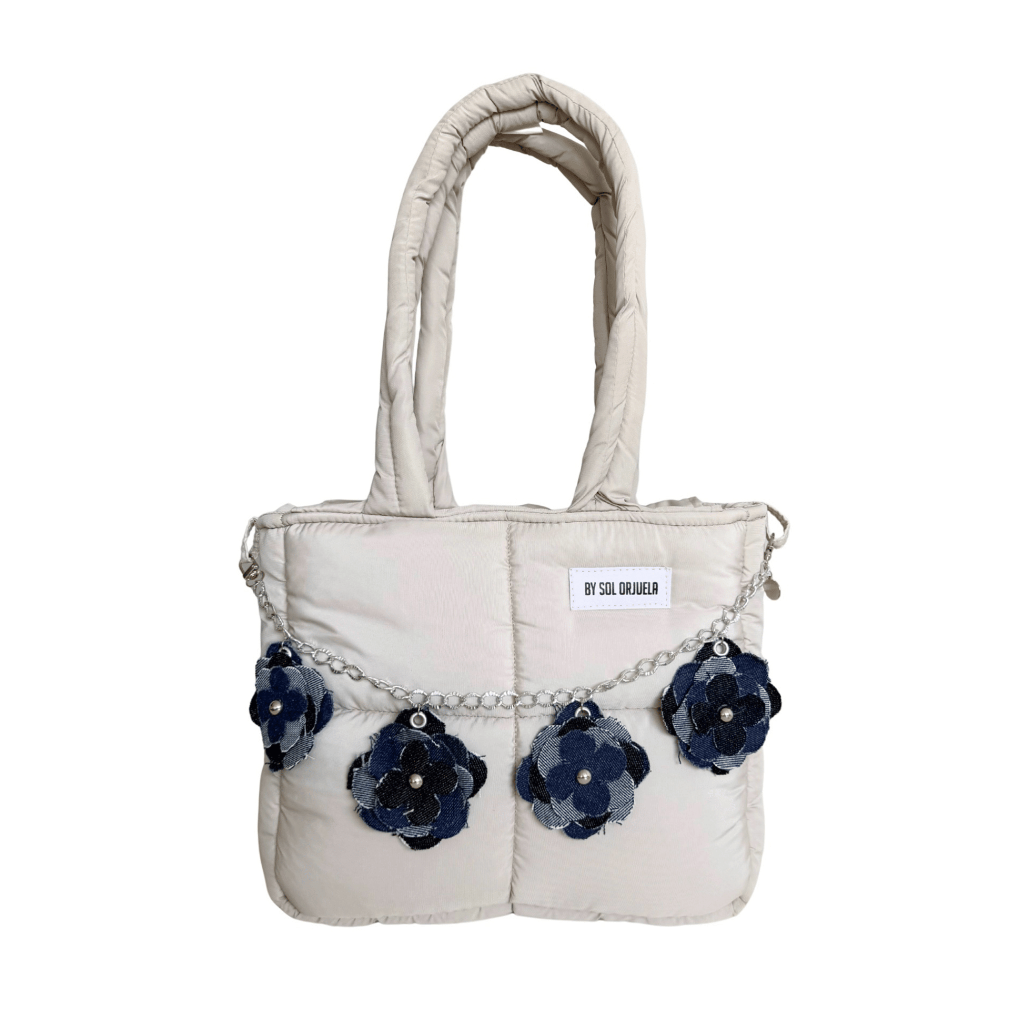 CADENA FLOWER BLUE DENIM
