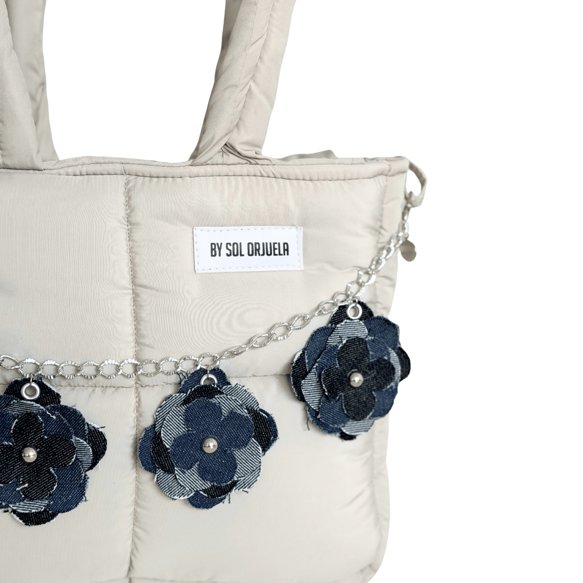 CADENA FLOWER BLUE DENIM