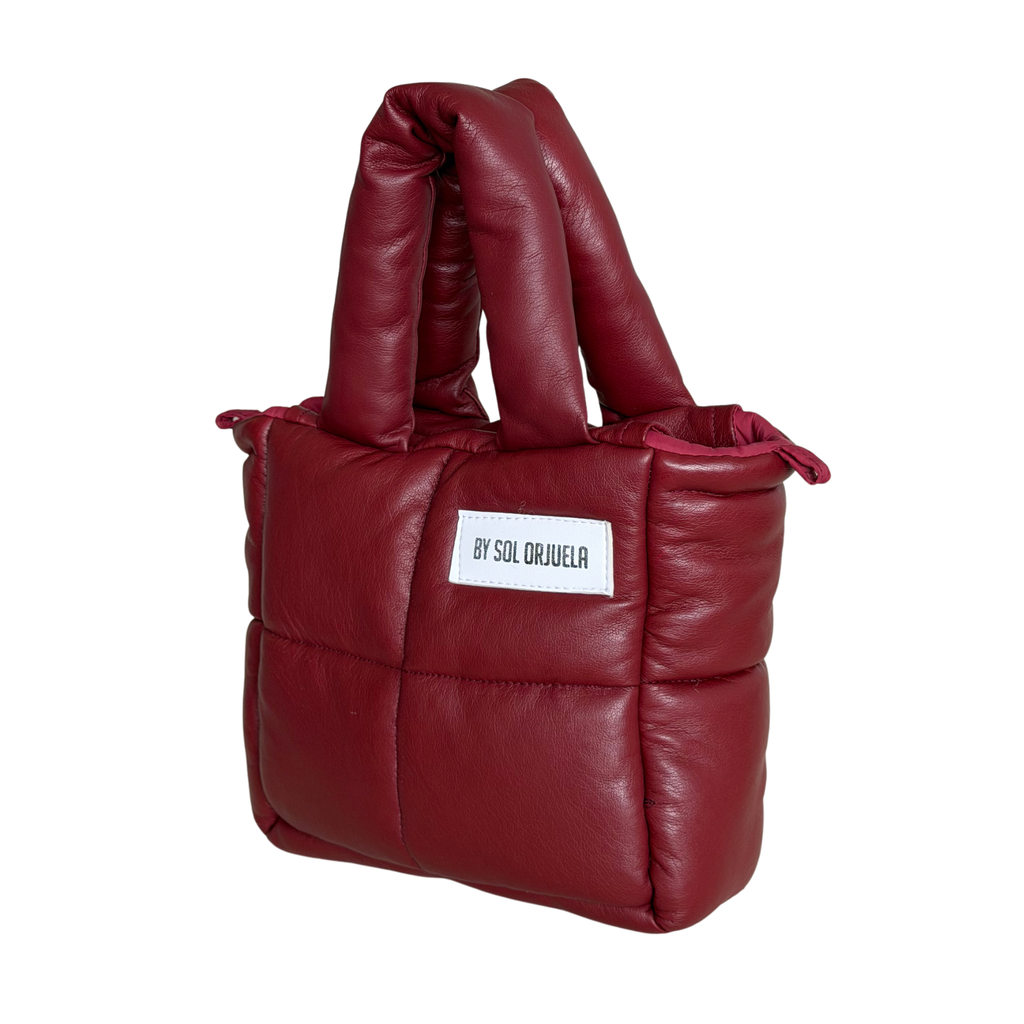 Mini Bag Cuerina Rojo