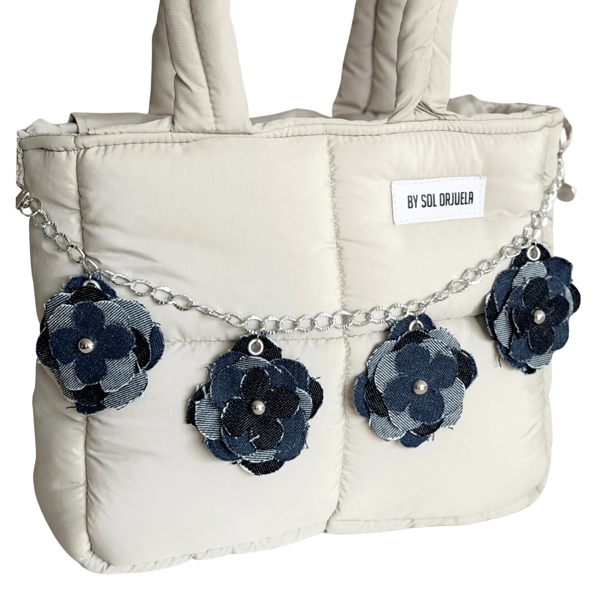 CADENA FLOWER BLUE DENIM