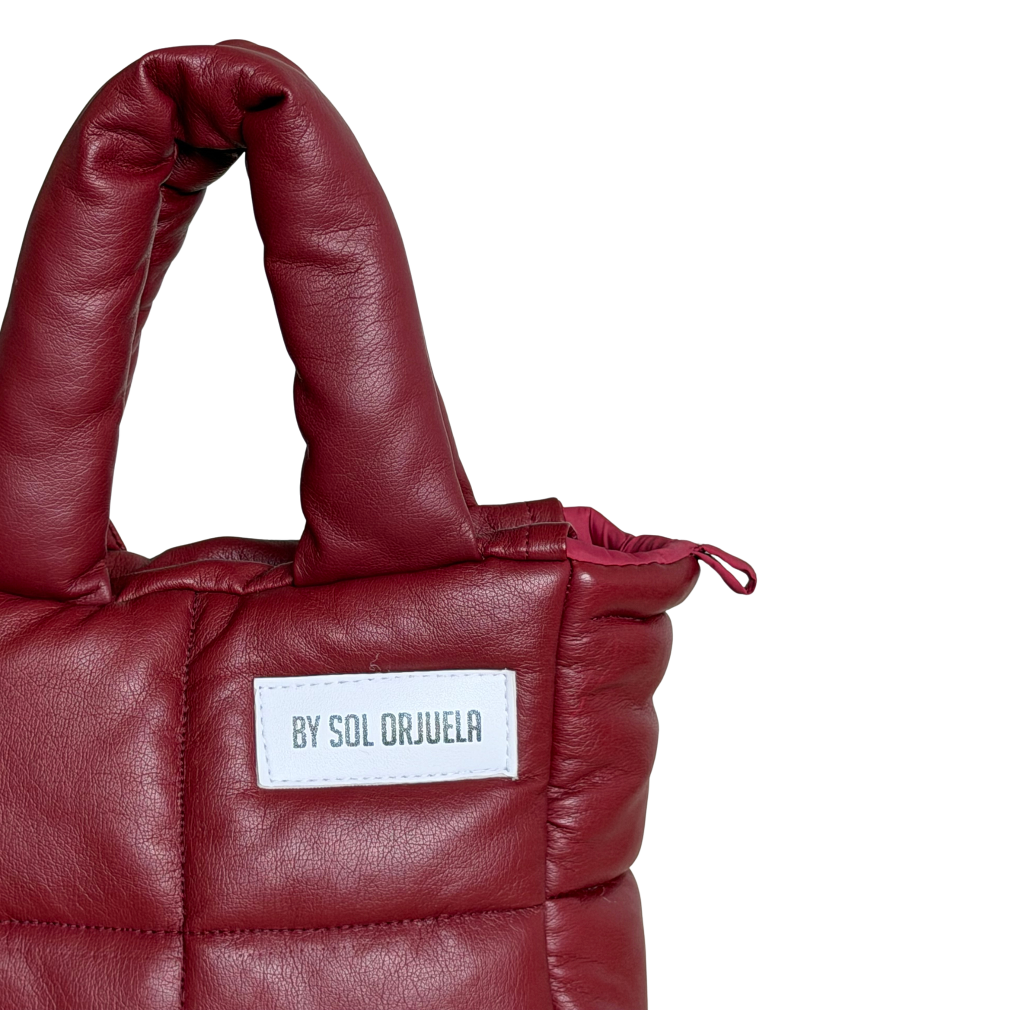 Mini Bag Cuerina Rojo