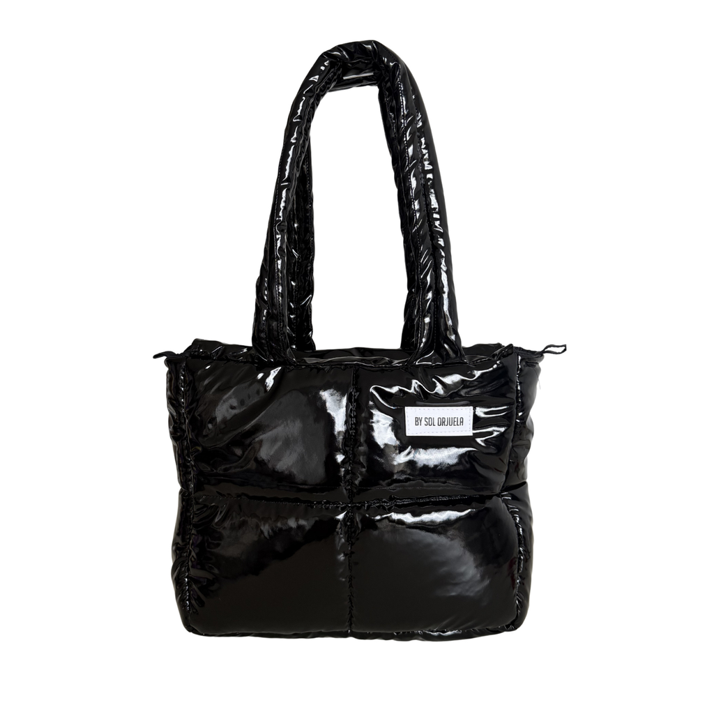 Midi Bag Charol Negro
