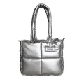 Midi Bag Cuerina Plateado