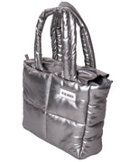 Midi Bag Cuerina Plateado