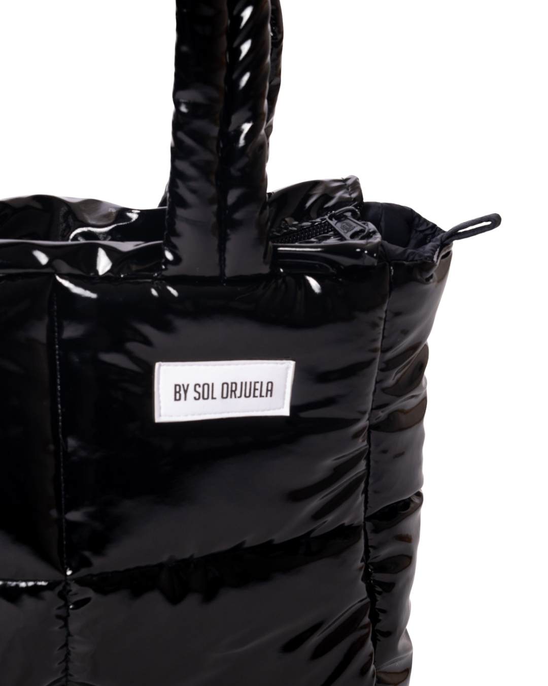 Midi Bag Charol Negro