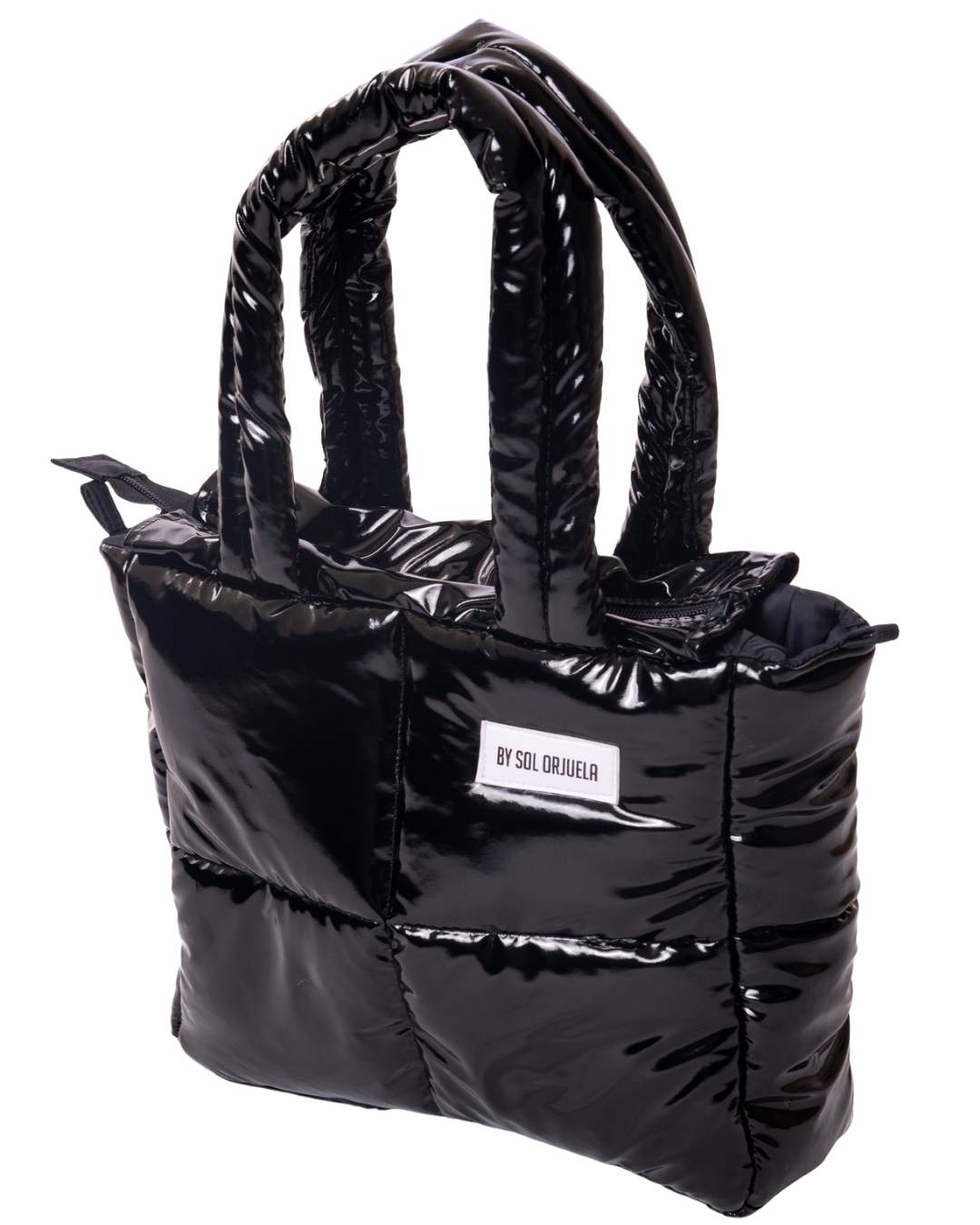 Midi Bag Charol Negro