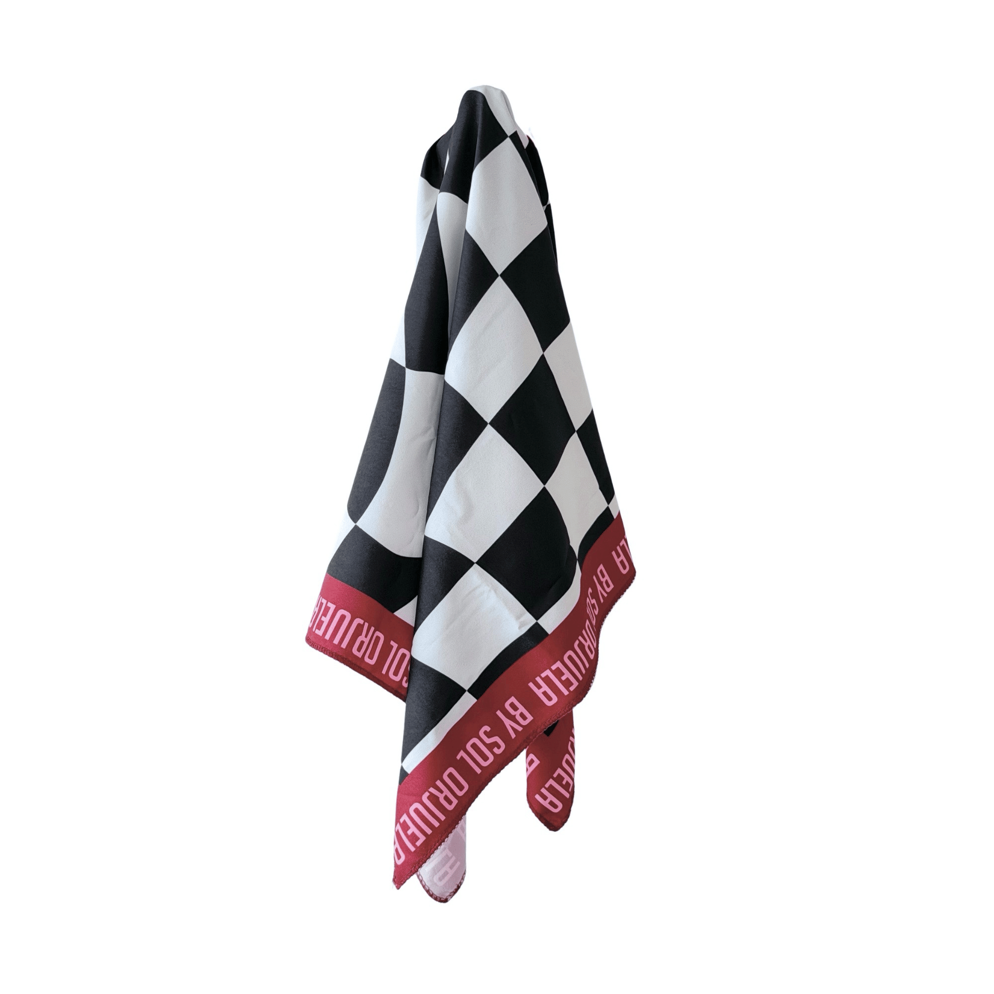 BANDANA CUADROS B&W