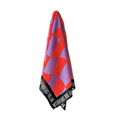 Bandana Cuadros Lila- Mandarina