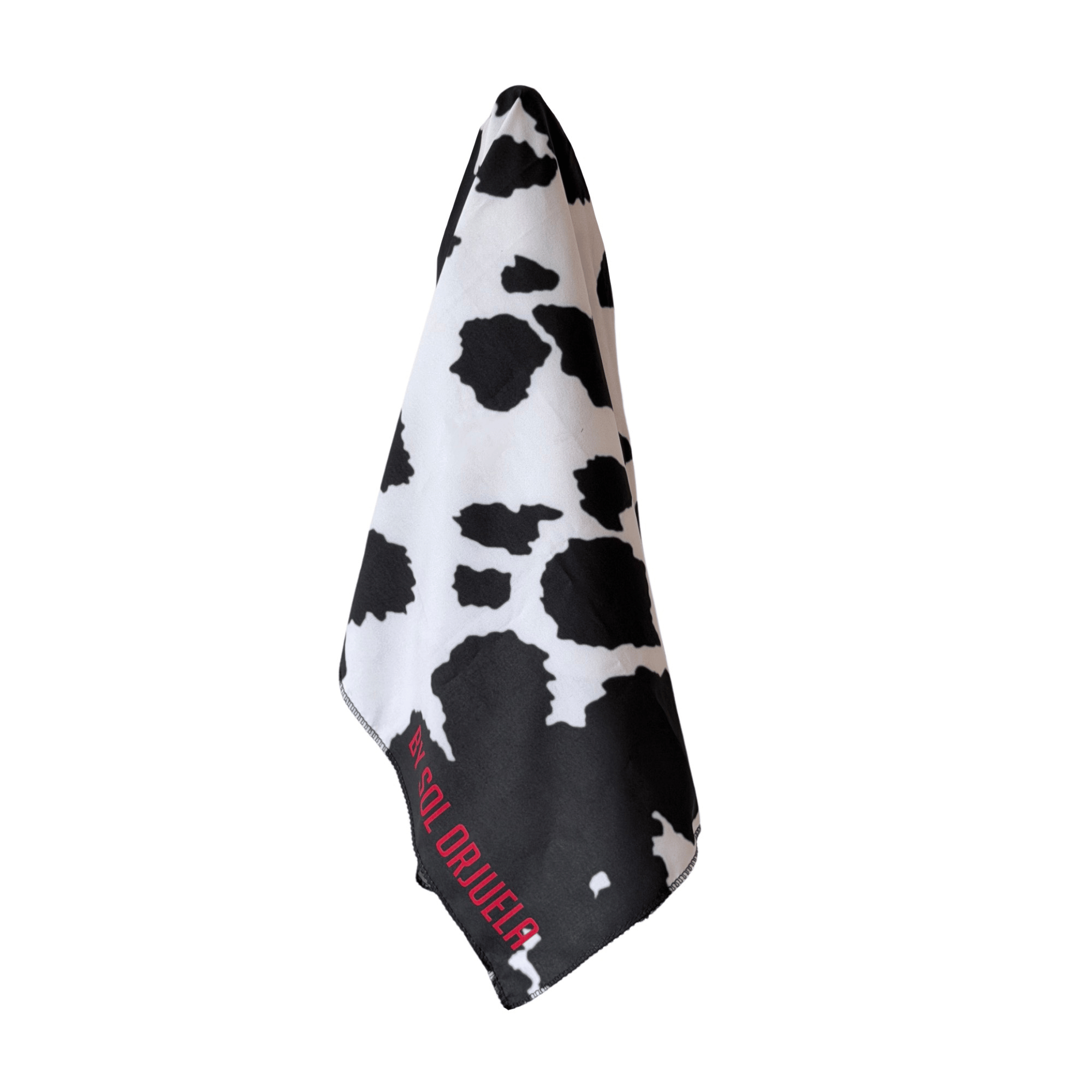 Bandana Cow Print B&W