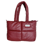 Maxi Bag Cuerina Roja