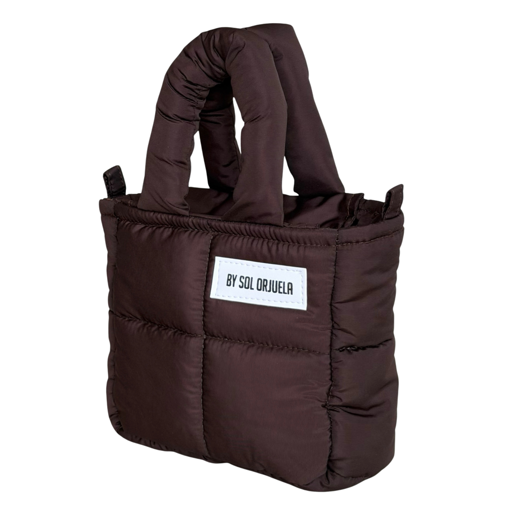Mini bag nylon cafe