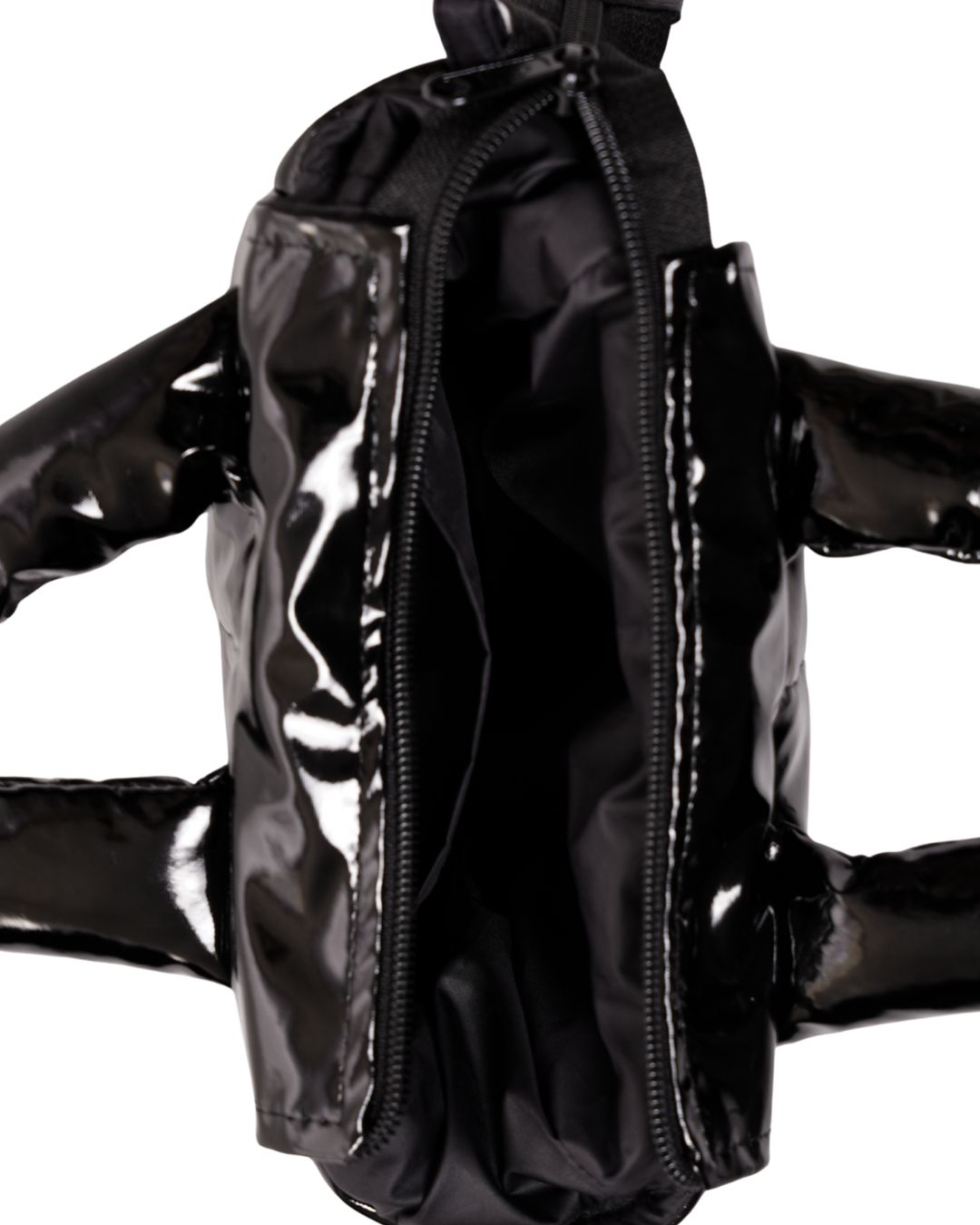 Mini Bag Charol Negro