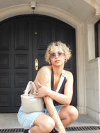 Mini Bag Nylon Beige