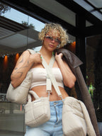 Midi Bag Nylon Beige