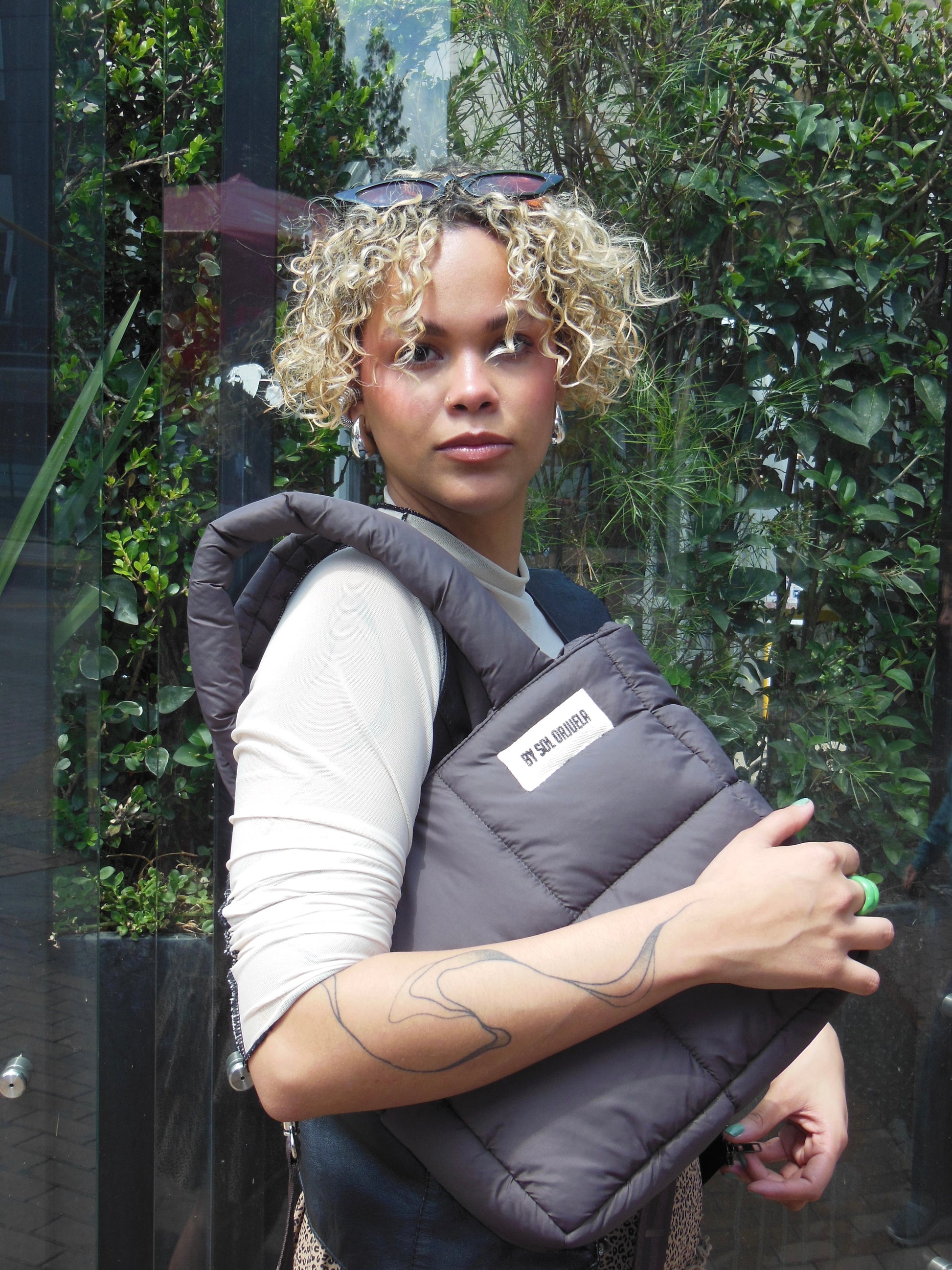 Midi Bag Nylon Cafe