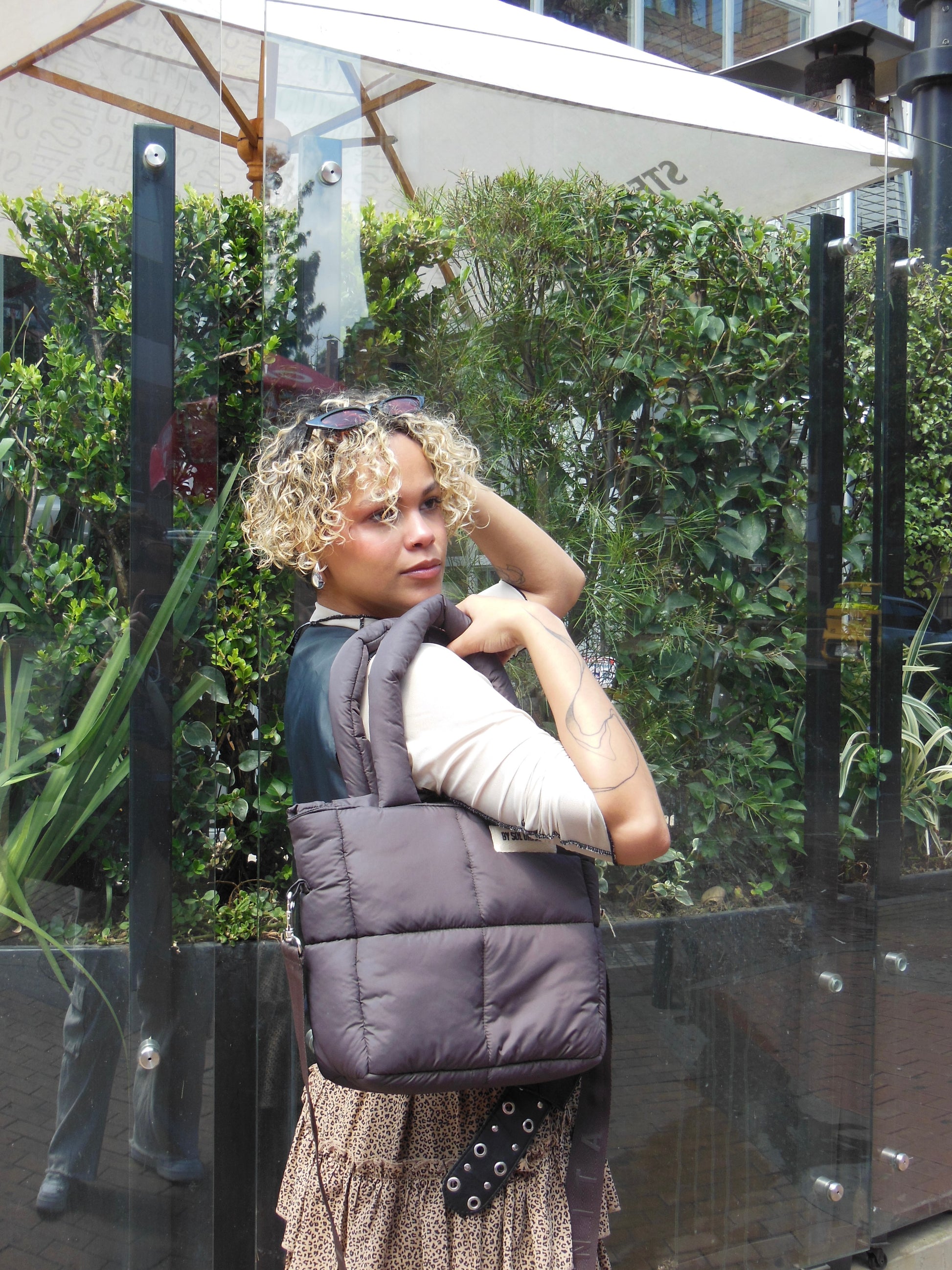 Midi Bag Nylon Cafe