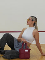 Mini Bag Cuerina Rojo