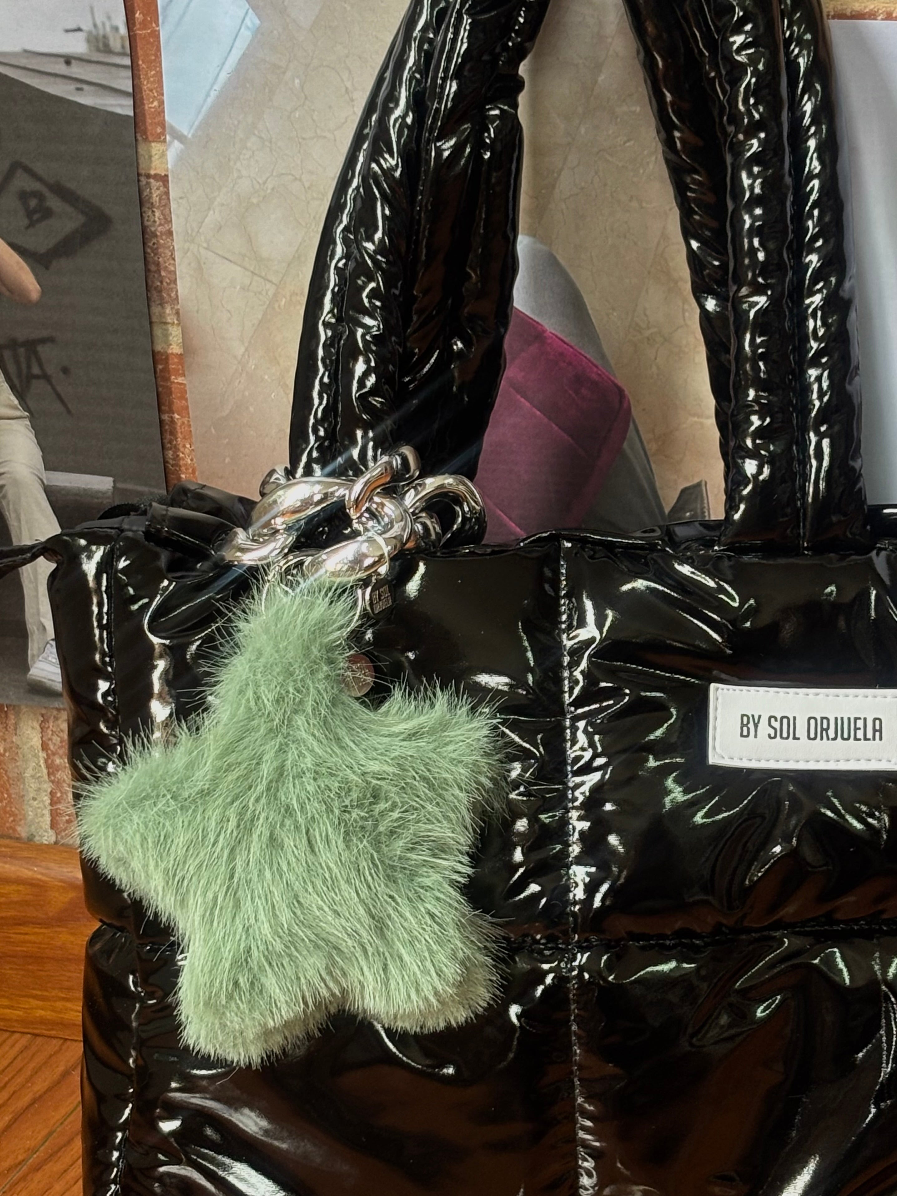 Estrella Peluche Verde