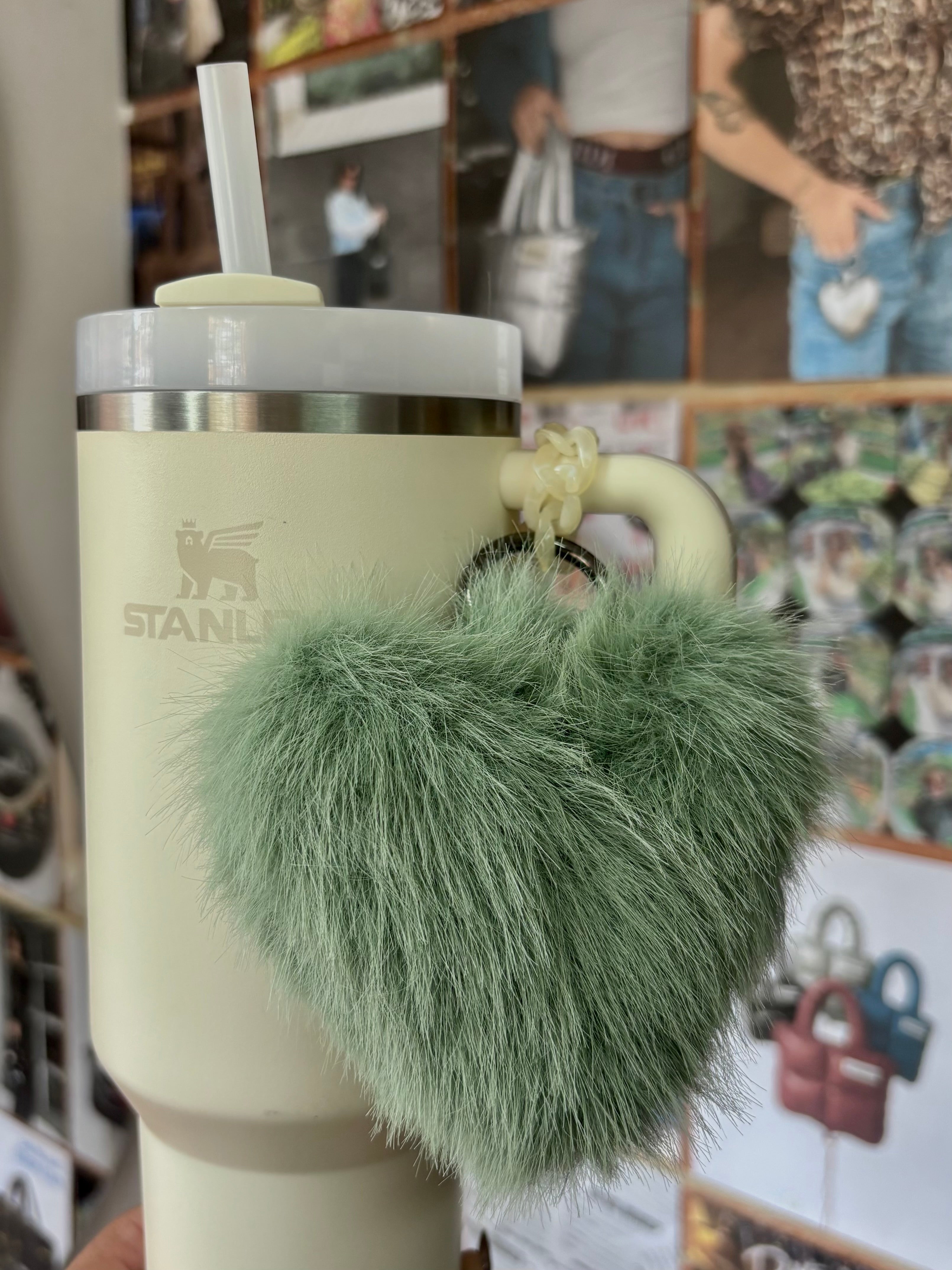 Corazón Peluche Verde