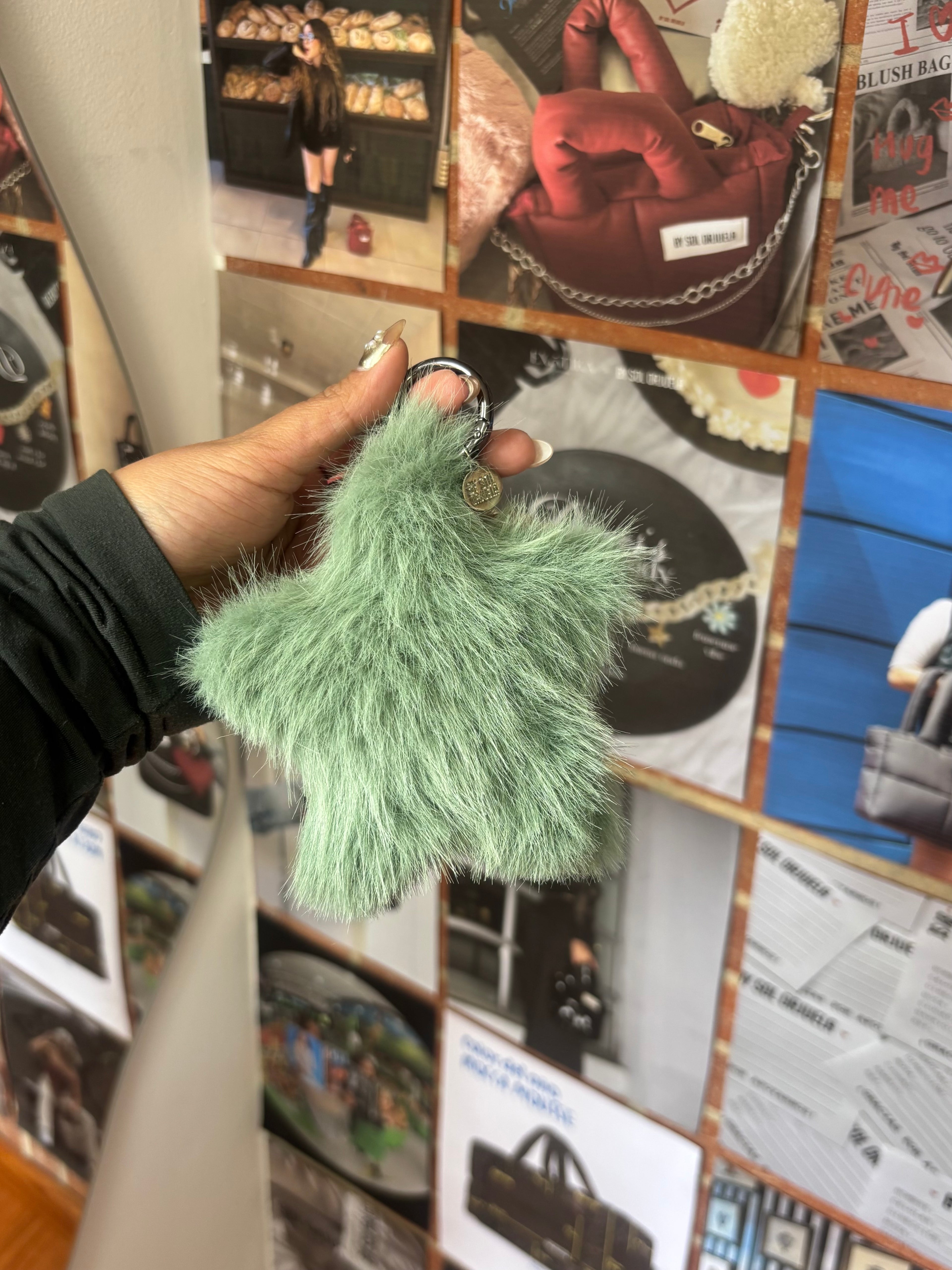 Estrella Peluche Verde