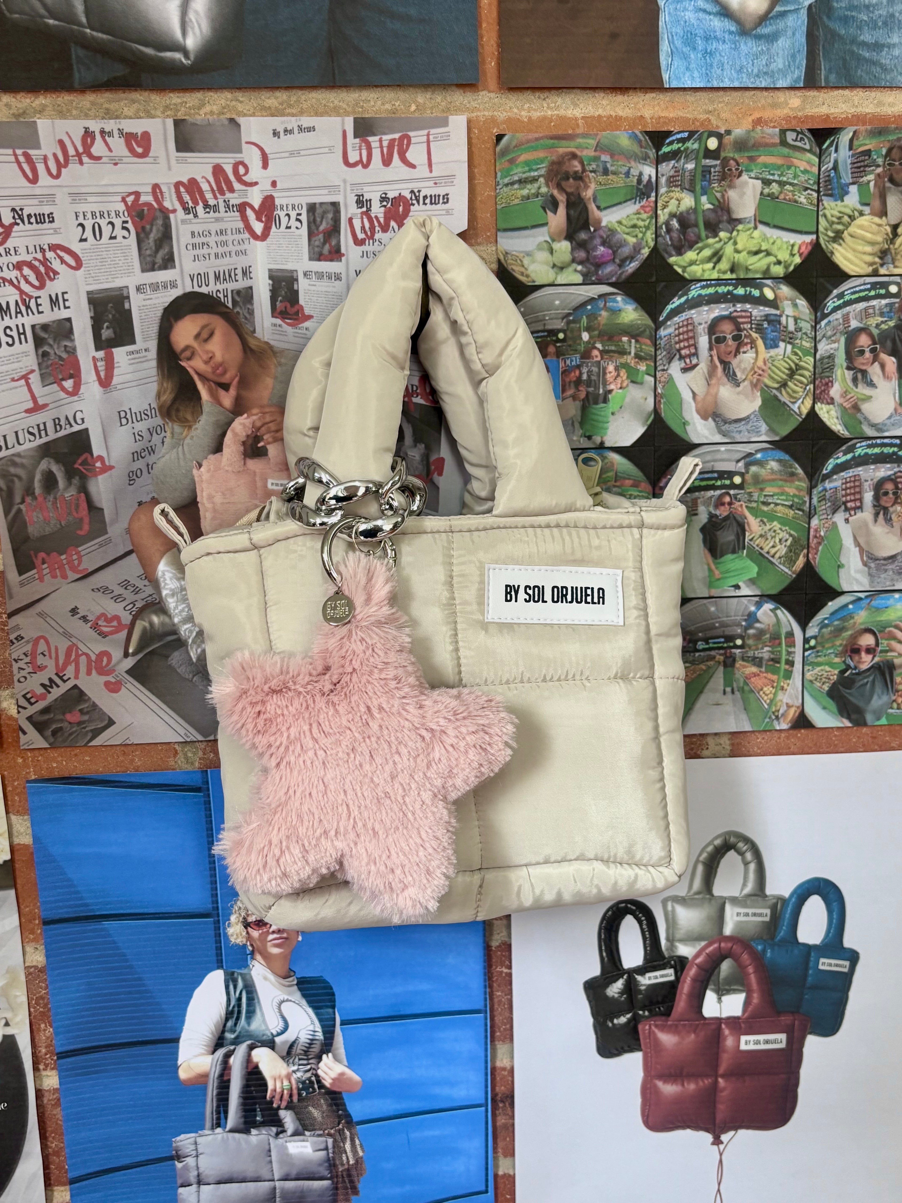 Estrella Peluche Rosa