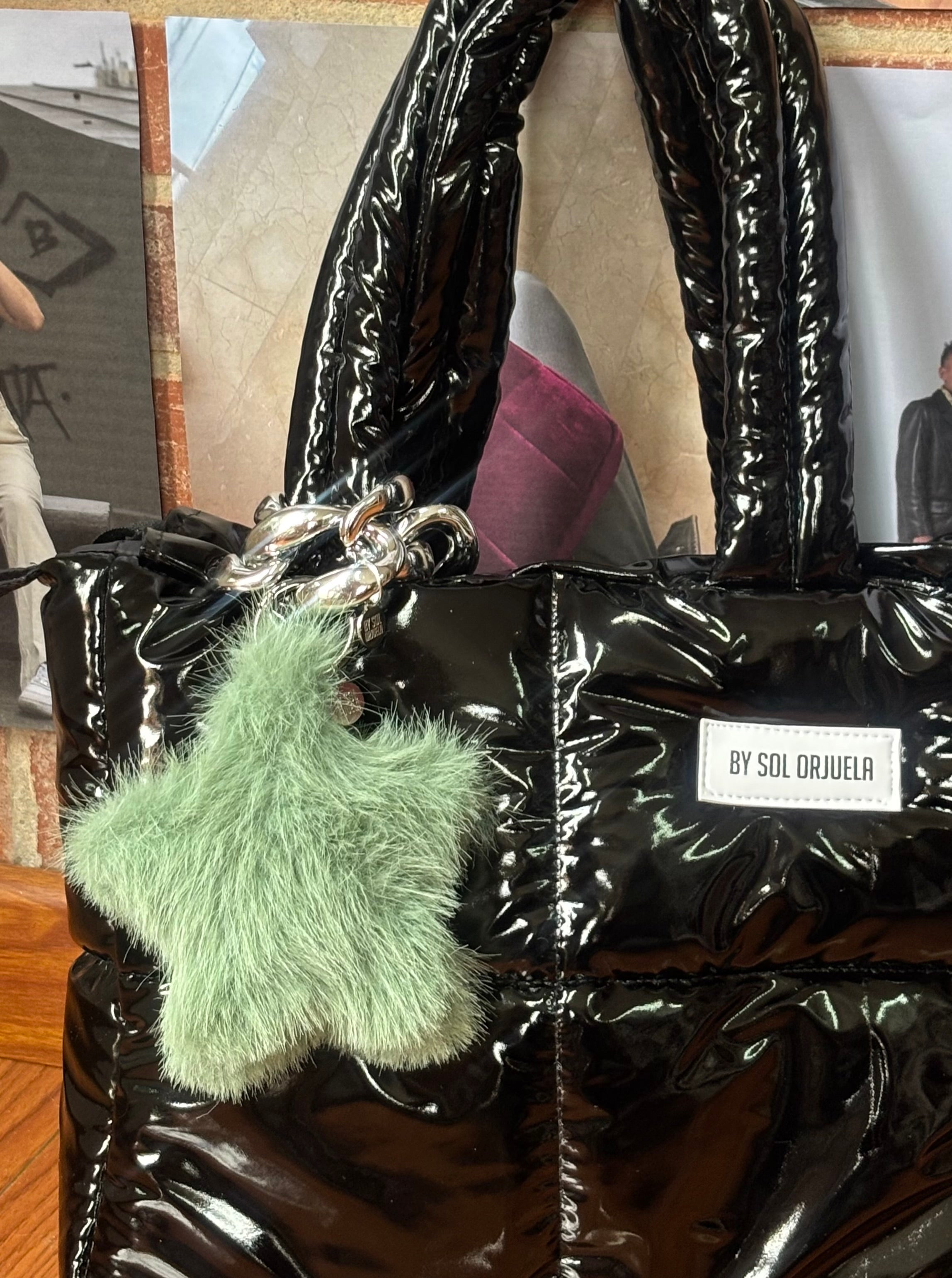 Estrella Peluche Verde