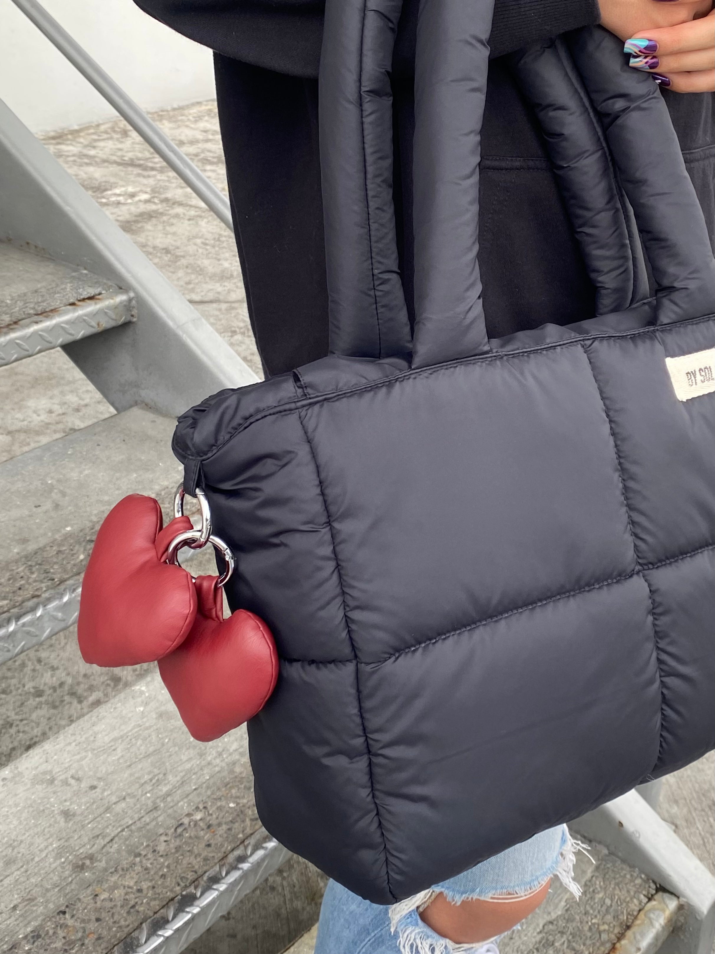 Maxi Bag Nylon Negro