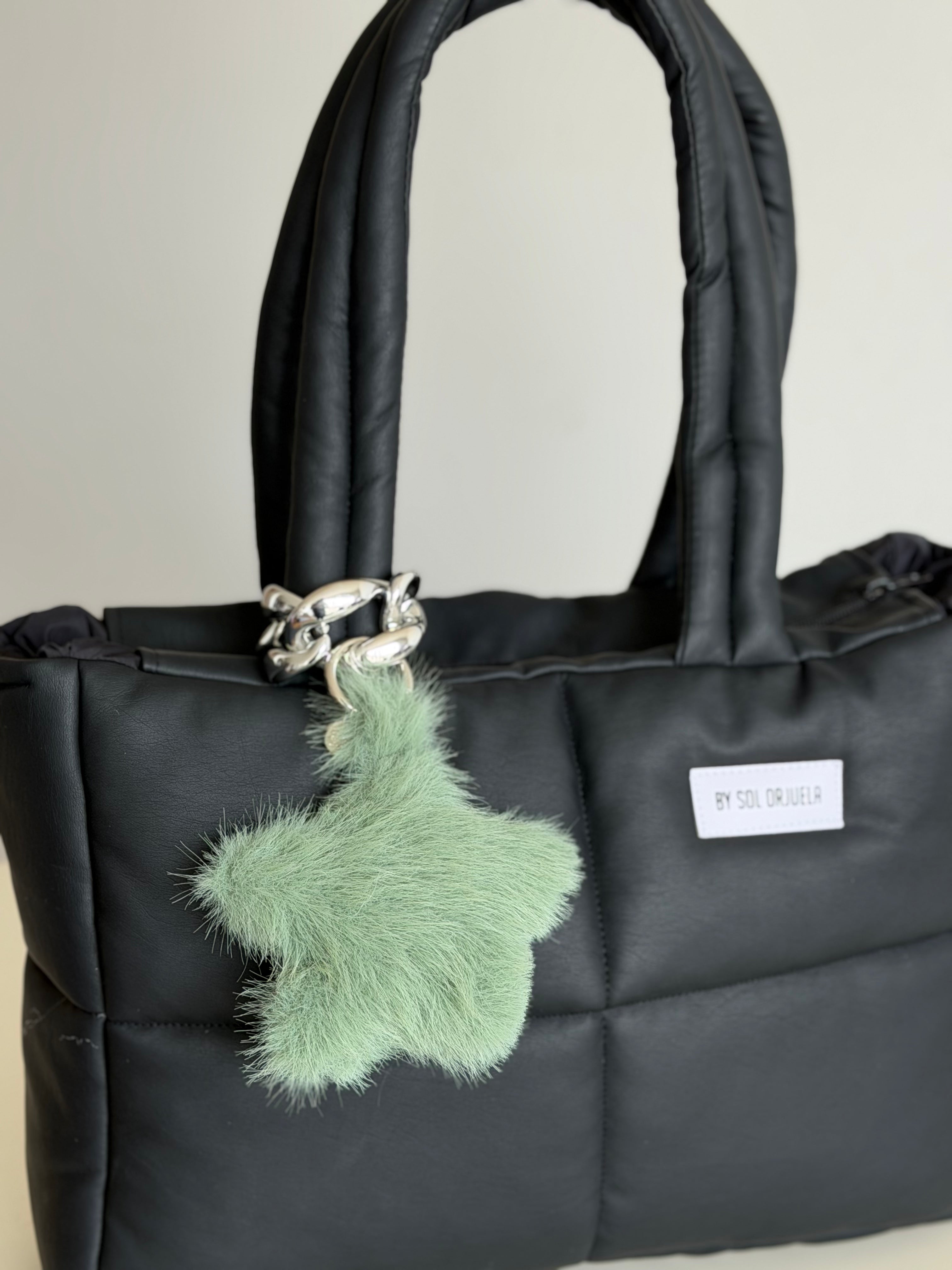 Corazón Peluche Verde