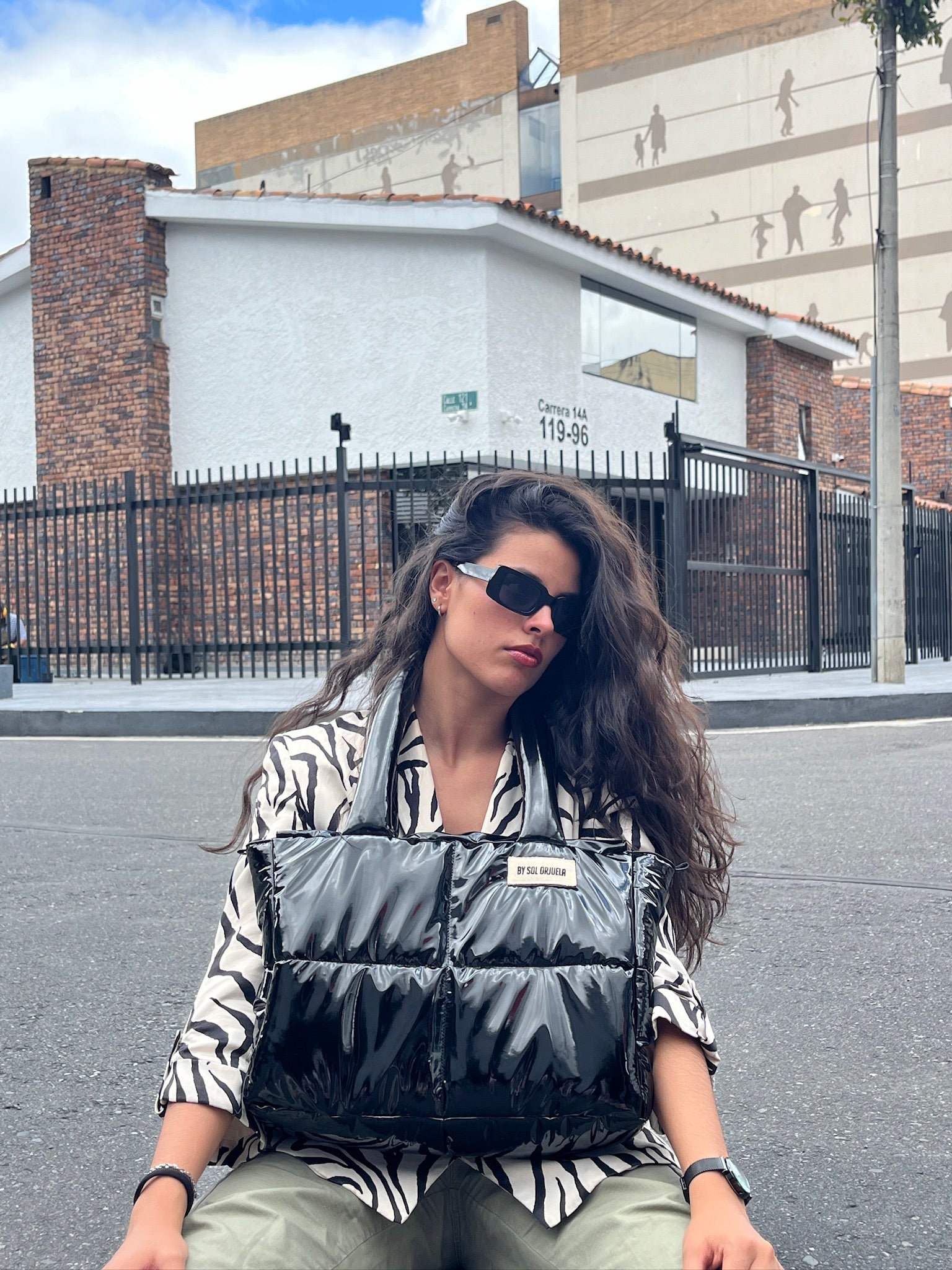 Maxi Bag Charol Negro