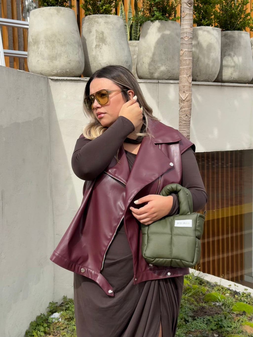 Mini Bag verde oliva