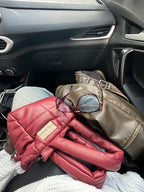 Mini Bag Cuerina Rojo