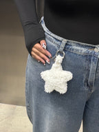 Estrella peluche blanco