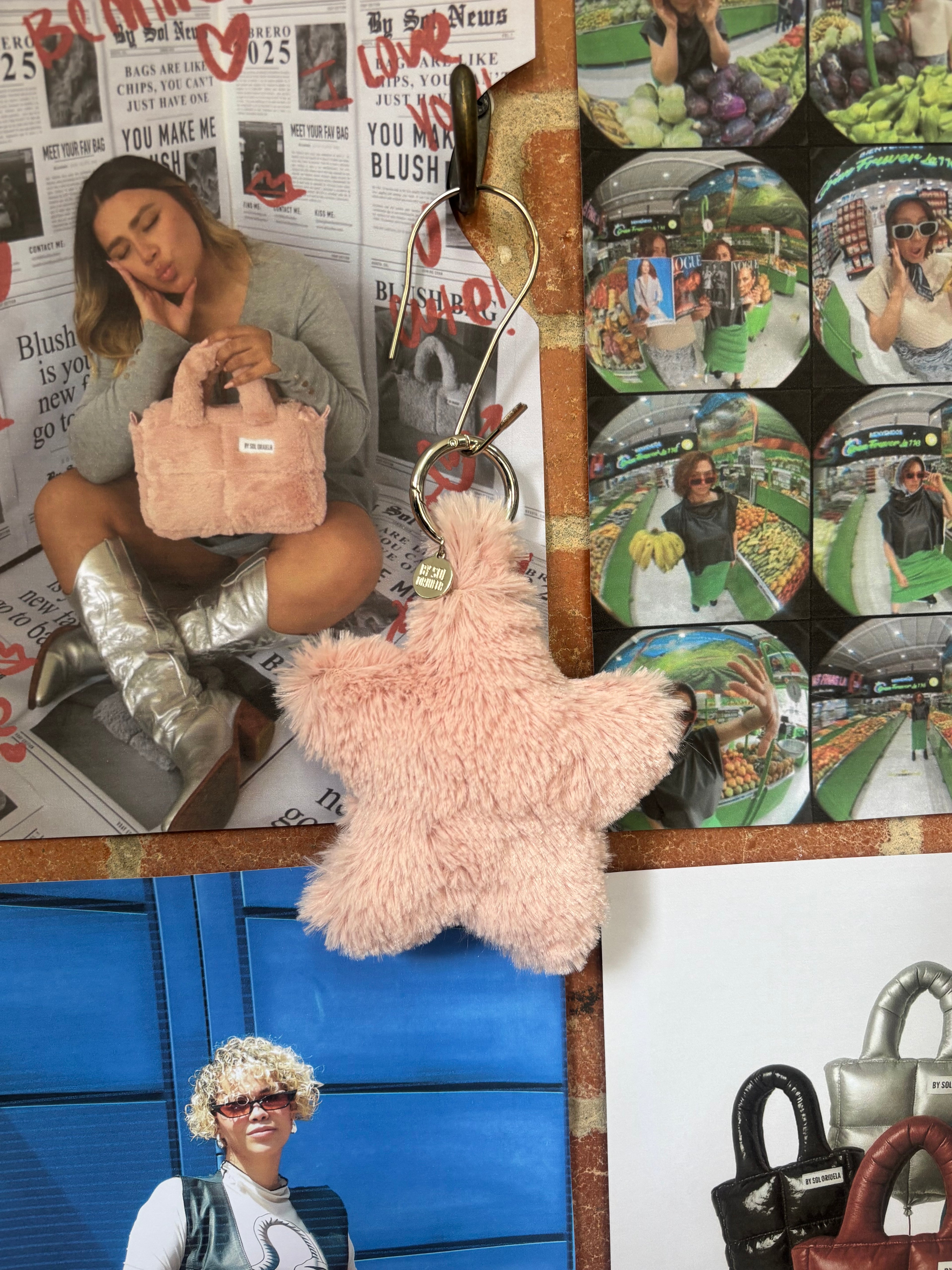 Estrella Peluche Rosa