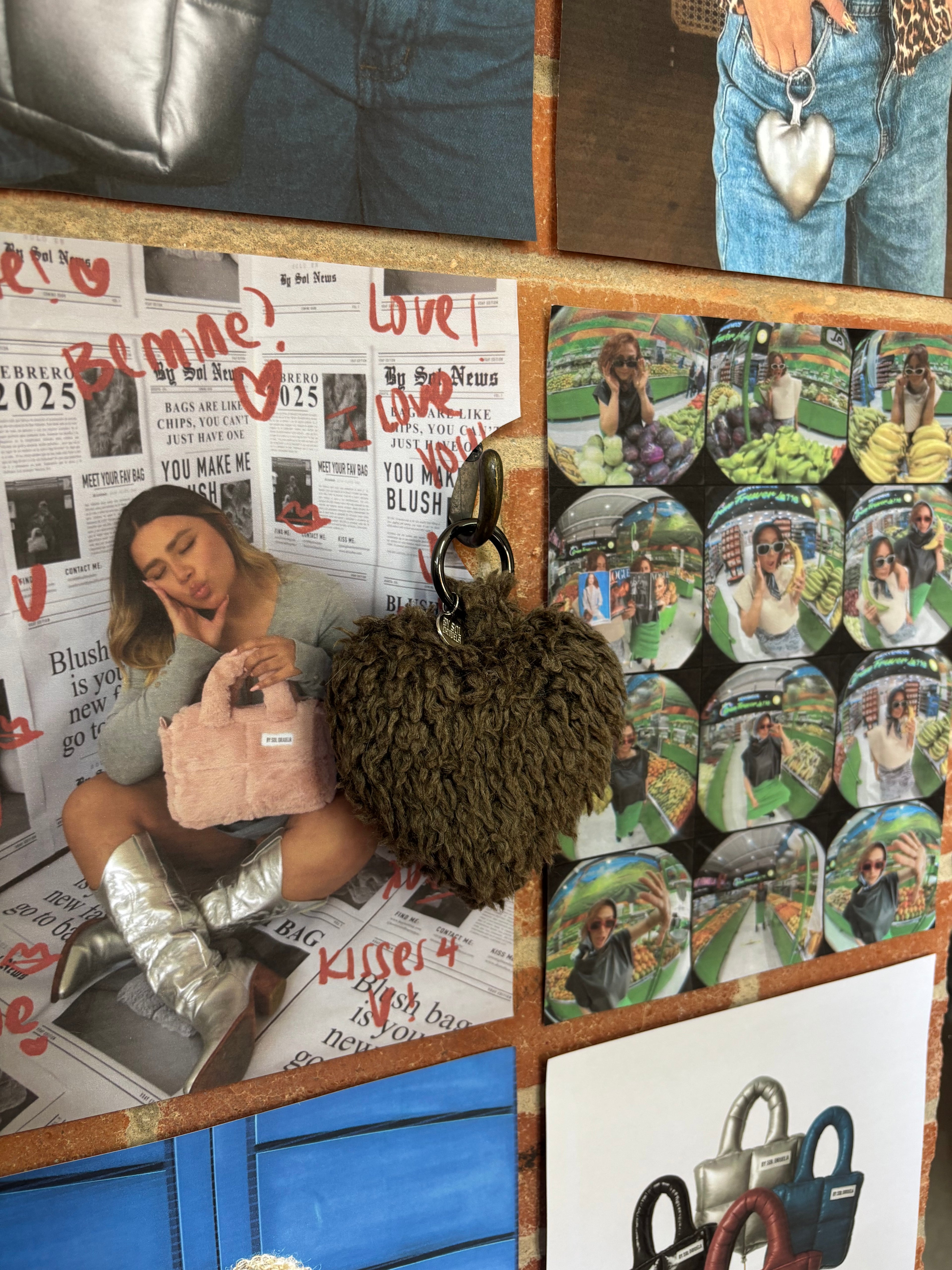 Corazón Peluche Mocha