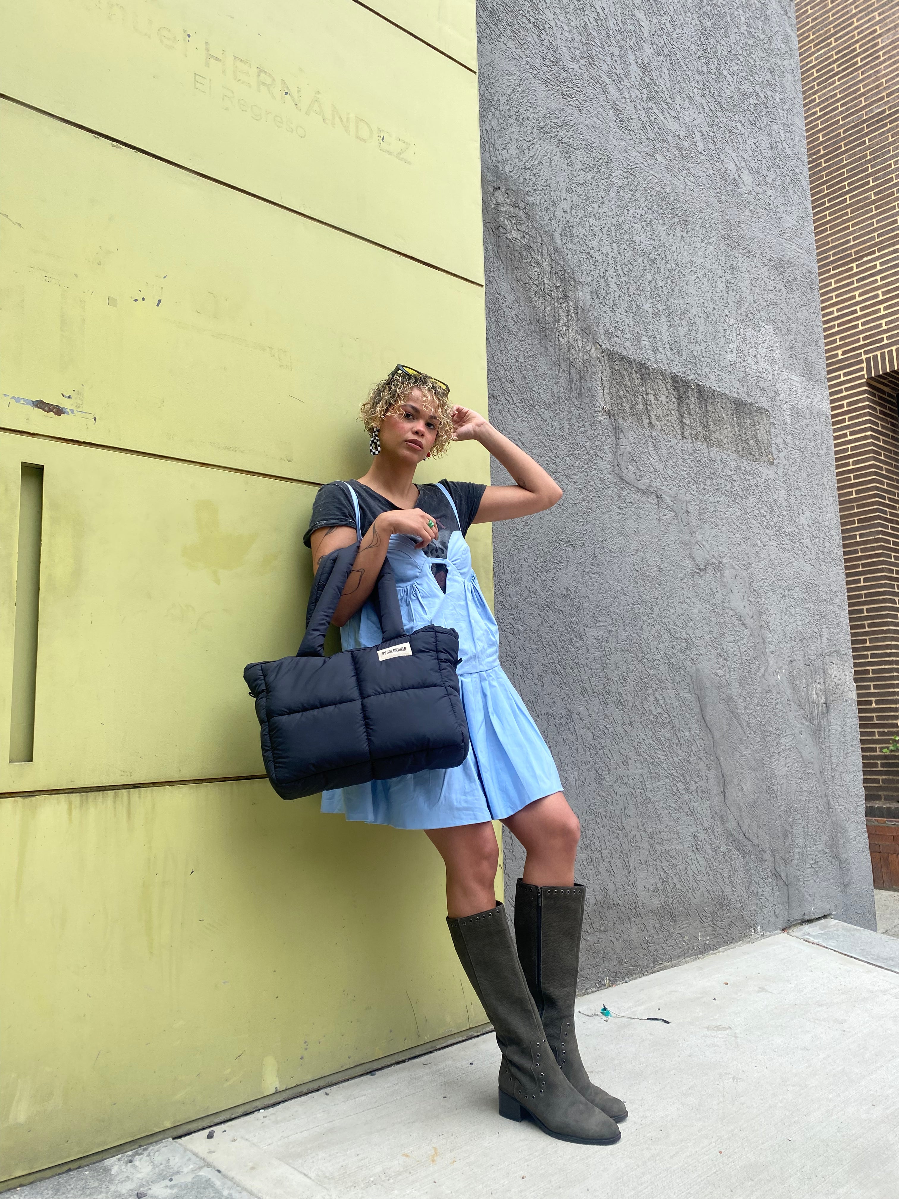 Maxi Bag Nylon Negro