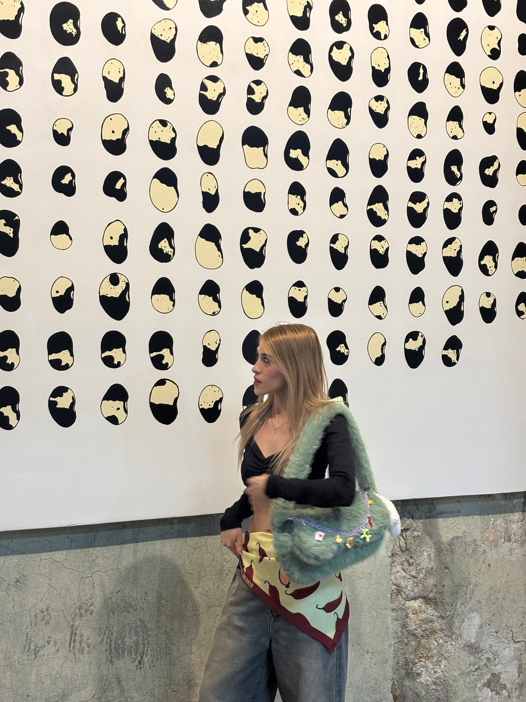 BAGUETTE PELUCHE VERDE