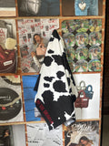 Bandana Cow Print B&W