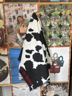Bandana Cow Print B&W