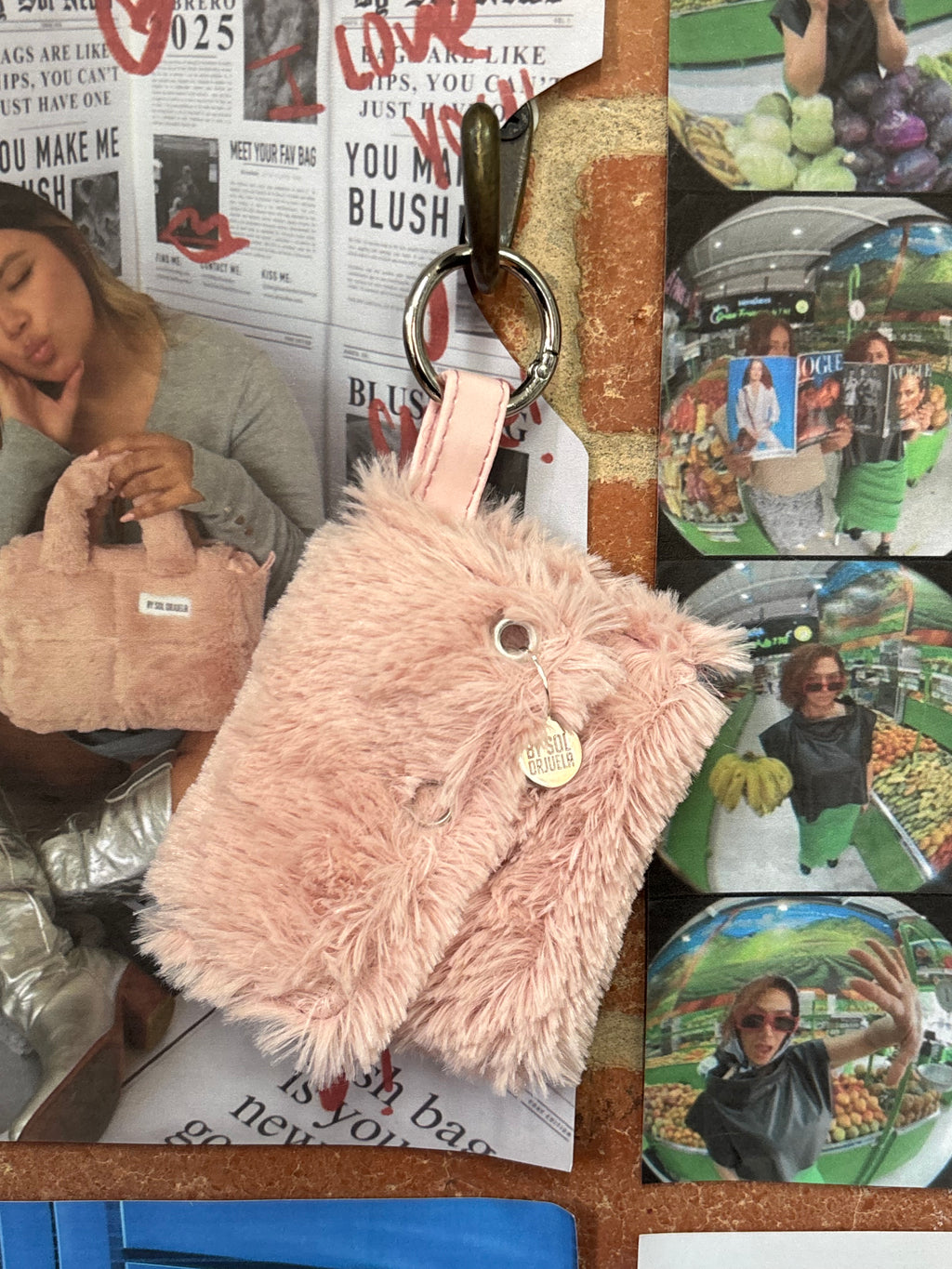 MINI CASE PELUCHE ROSA