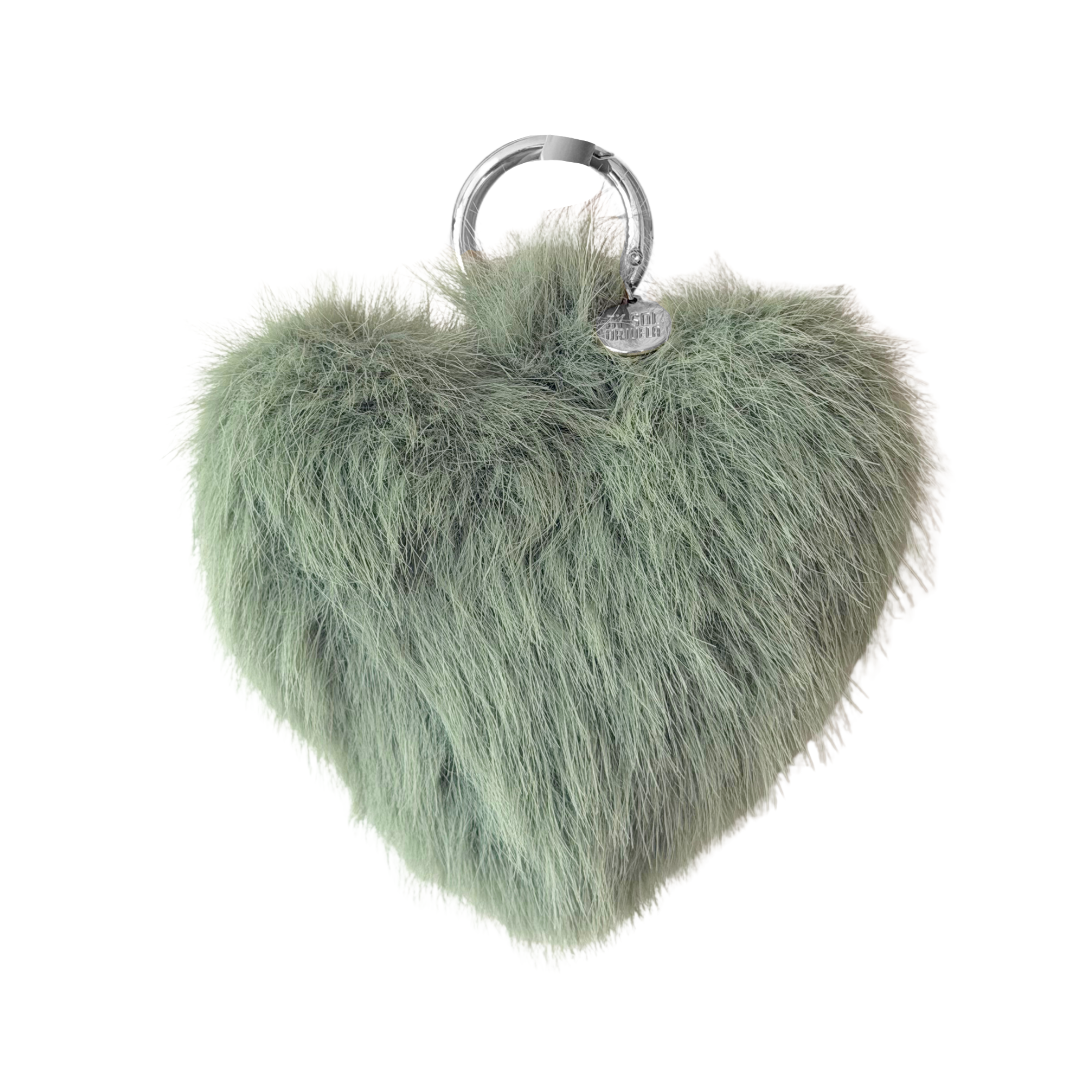 Corazón Peluche Verde