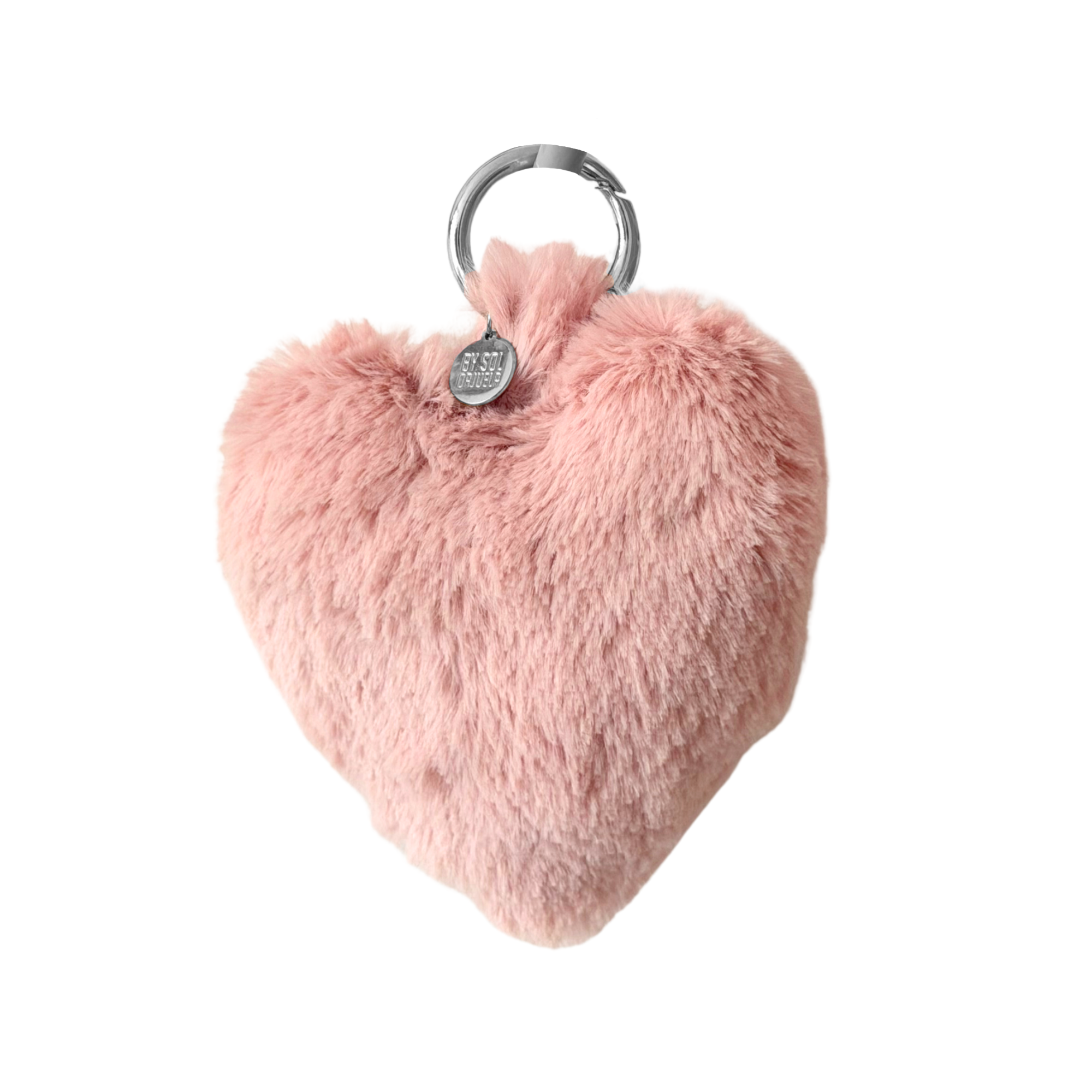 Corazón Peluche Rosa