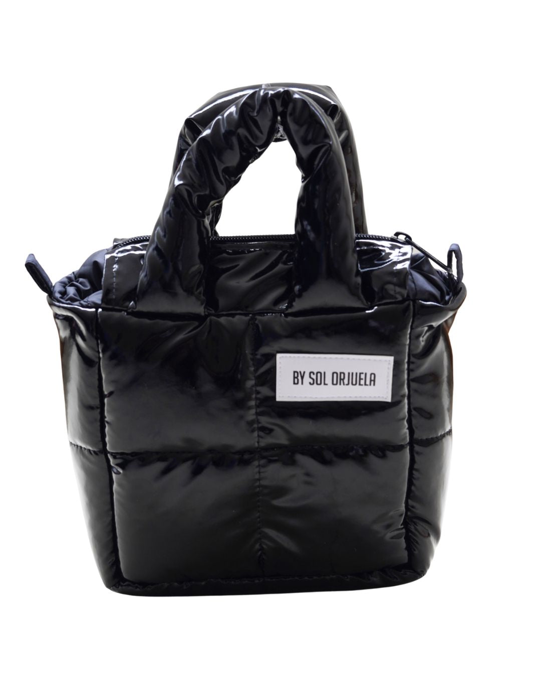 Mini Bag Charol Negro